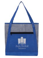 Custom Good Value™ Heathered RPET Non-Woven Tote with logo - 3