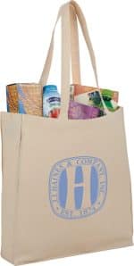 Custom Odessa 8oz Cotton Canvas Tote with logo - 4