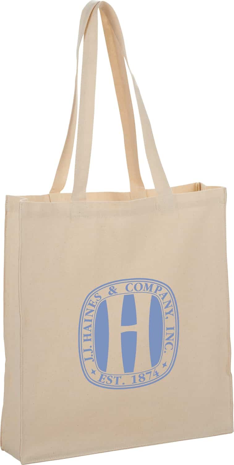 Custom Odessa 8oz Cotton Canvas Tote with logo - 5