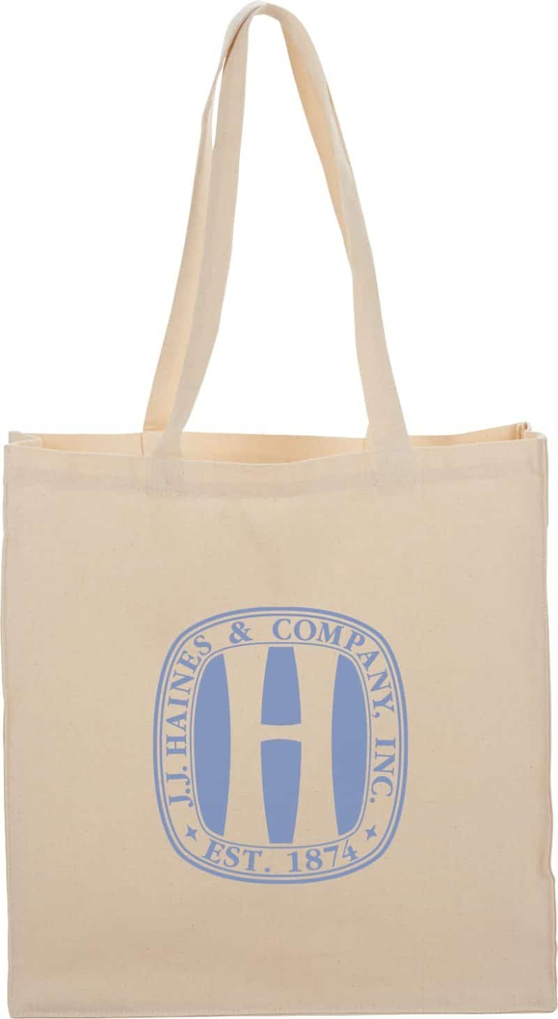 Custom Odessa 8oz Cotton Canvas Tote with logo - 6