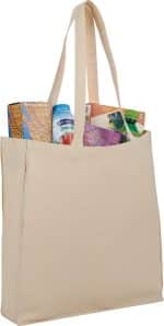 Custom Odessa 8oz Cotton Canvas Tote with logo - 7