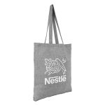 Custom Recycled Cotton Tote Bag with logo - 3