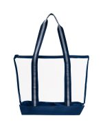 Custom All Access Clear Tote Bag with Zipper with logo - 4