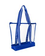 Custom All Access Clear Tote Bag with Zipper with logo - 7