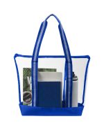 Custom All Access Clear Tote Bag with Zipper with logo - 8