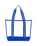 Custom All Access Clear Tote Bag with Zipper with logo - 9