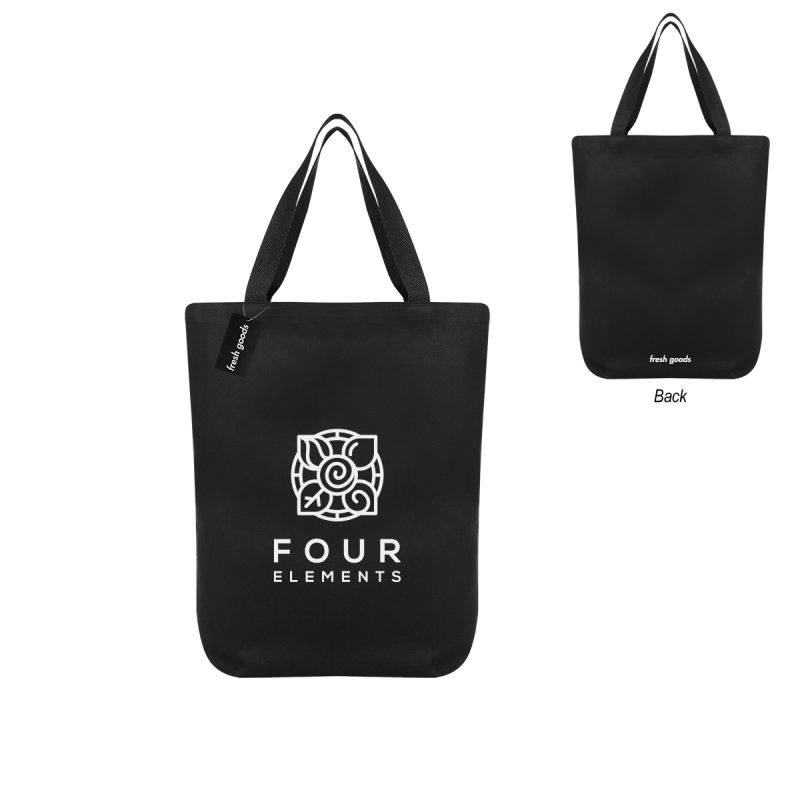 Custom Fresh Goods Chandler 12 Oz. Cotton Tote Bag with logo - 3