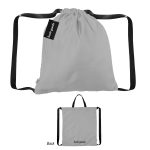 Custom Fresh Goods Joel Rpet Drawstring Tote Bag with logo - 1