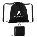 Custom Fresh Goods Joel Rpet Drawstring Tote Bag with logo - 3