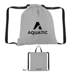 Custom Fresh Goods Joel Rpet Drawstring Tote Bag with logo - 6