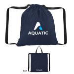 Custom Fresh Goods Joel Rpet Drawstring Tote Bag with logo - 9