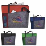 Custom Good Value™ Select Pattern Non-Woven Tote with logo