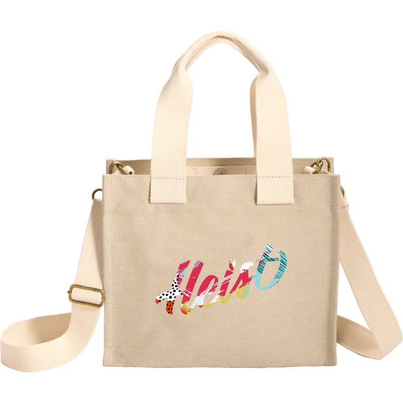Custom London Small Recycled Shopper Tote with logo - 2