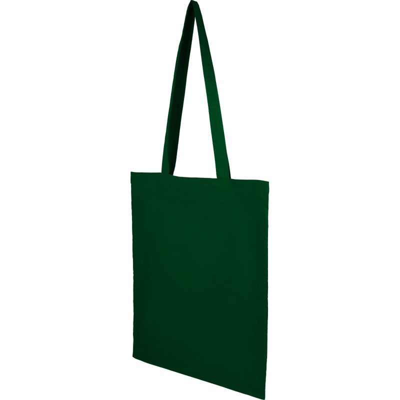 Custom Organic 4oz Cotton Tote with logo - 8