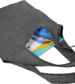 Custom Recycled 5oz Cotton Twill Shopper Tote with logo - 4