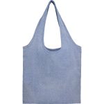Custom Recycled 5oz Cotton Twill Shopper Tote with logo - 6