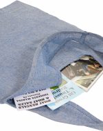 Custom Recycled 5oz Cotton Twill Shopper Tote with logo - 7