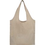 Custom Recycled 5oz Cotton Twill Shopper Tote with logo - 9