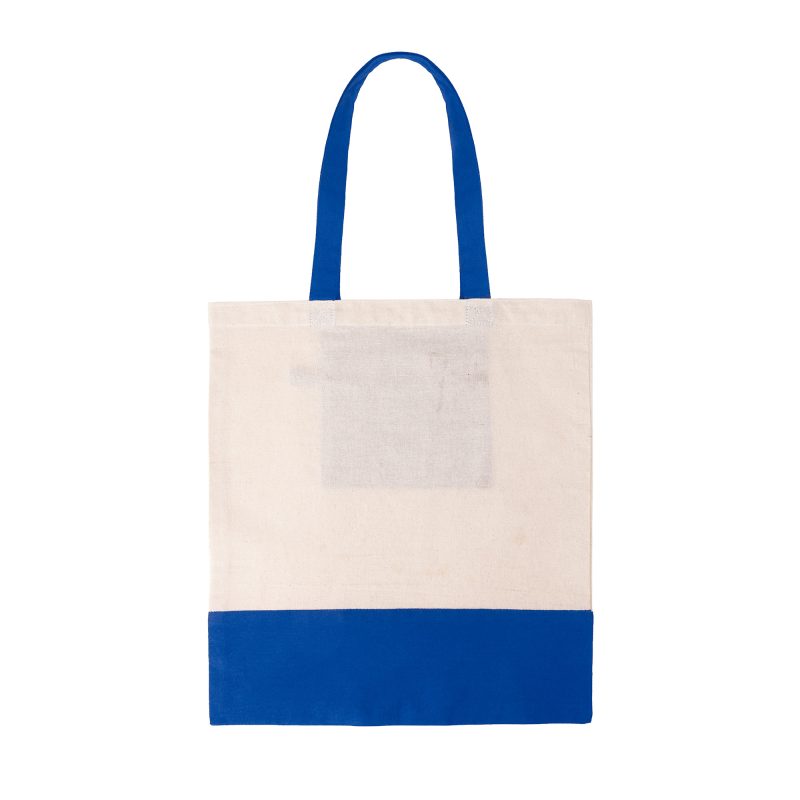 Custom Recycled DuoTone Shopper Tote with logo - 1