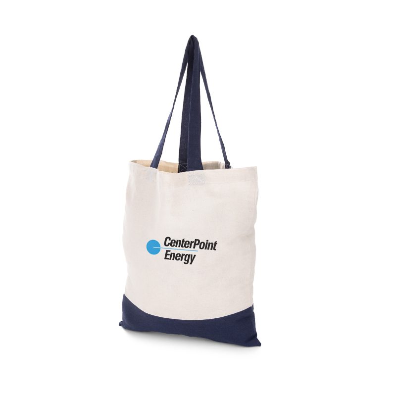 Custom Recycled DuoTone Shopper Tote with logo - 6