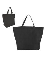 Custom Two-Tone Heat Sealed Non-Woven Tote Bag with logo - 1