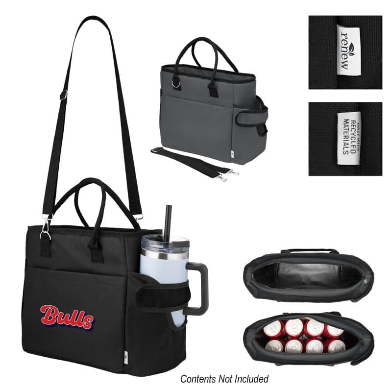 Custom Warren Rpet 16 Can Cooler Tote Bag with logo