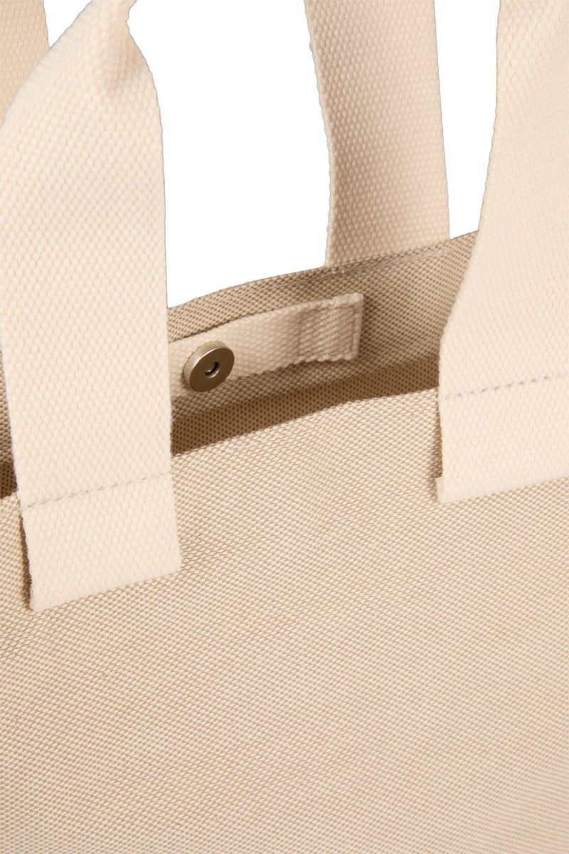 Custom London Small Recycled Shopper Tote with logo - 6