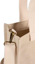 Custom London Small Recycled Shopper Tote with logo - 7
