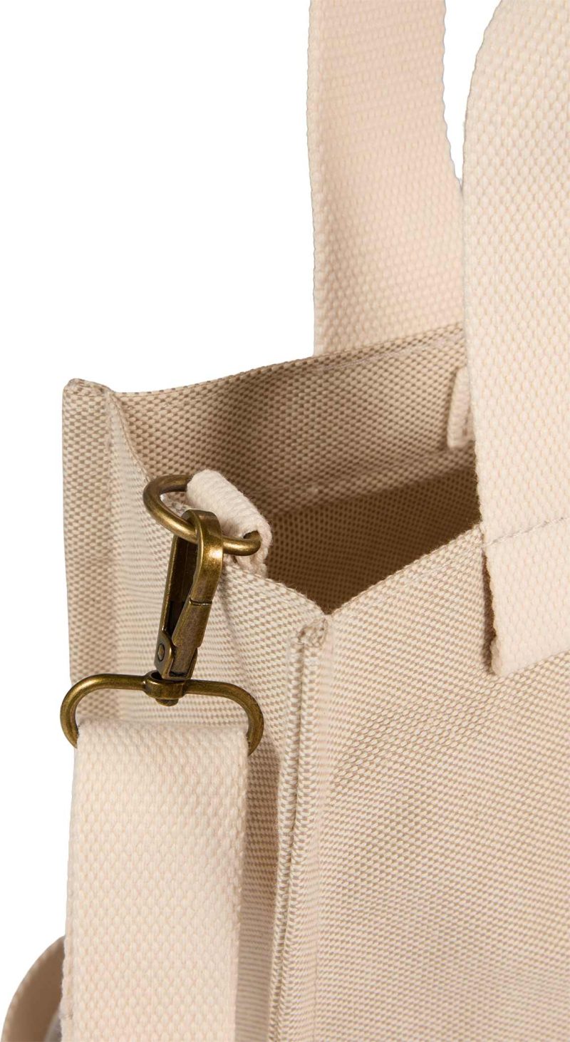 Custom London Small Recycled Shopper Tote with logo - 7