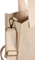 Custom London Small Recycled Shopper Tote with logo - 8