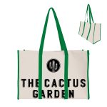 Custom Recycled Canvas Wrap Around Tote Bag with logo - 6