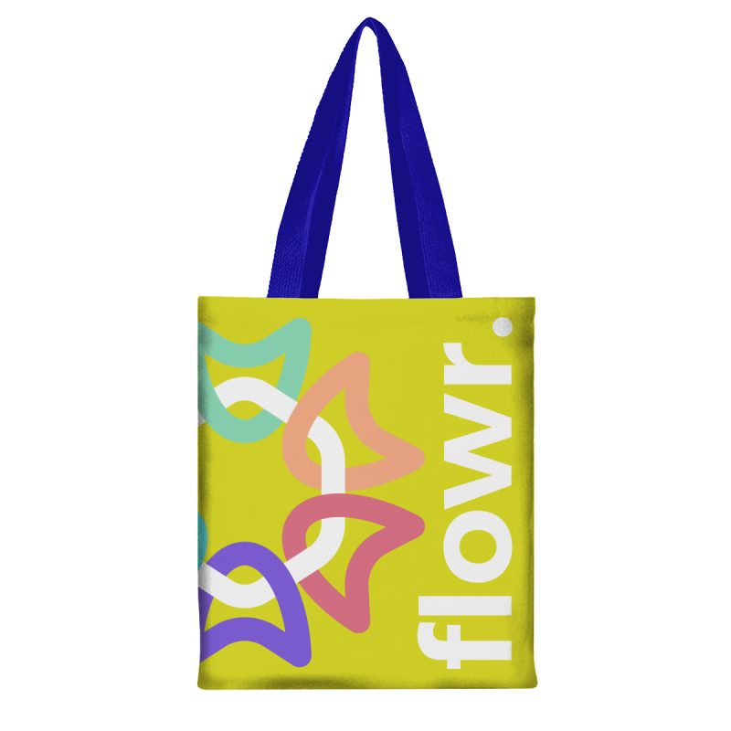 Custom Sublime Series Rpet Magazine Tote Bag with logo - 3
