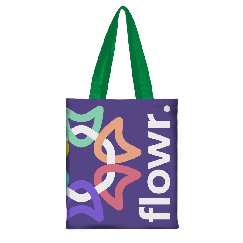 Custom Sublime Series Rpet Magazine Tote Bag with logo - 5
