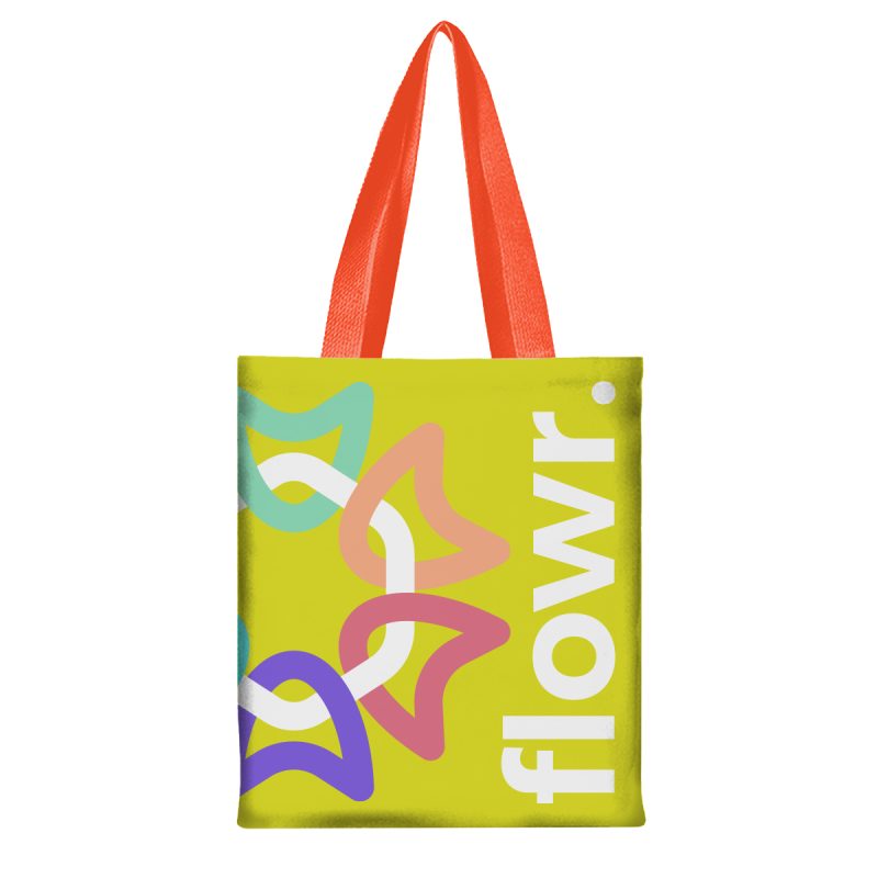 Custom Sublime Series Rpet Magazine Tote Bag with logo - 9