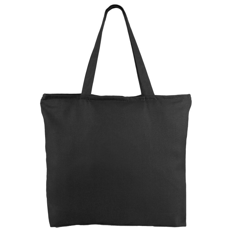 Custom 12 oz. Beaverton Zippered Cotton Canvas Tote with logo - 2