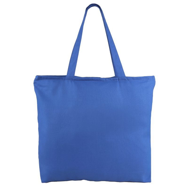 Custom 12 oz. Beaverton Zippered Cotton Canvas Tote with logo - 5