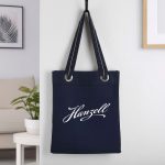 Custom 12 oz. Cotton Canvas Tote w/Large Grommets with logo