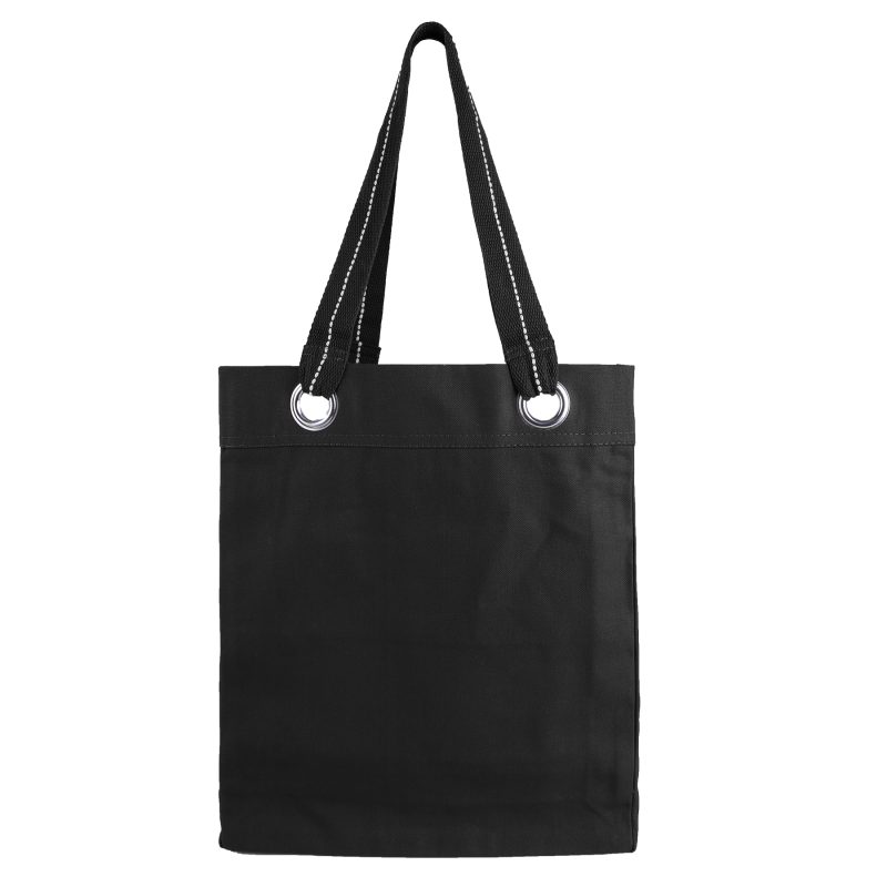Custom 12 oz. Cotton Canvas Tote w/Large Grommets with logo - 2