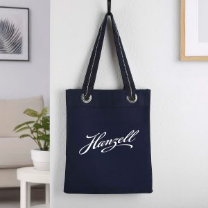 Custom 12 oz. Cotton Canvas Tote w/Large Grommets with logo