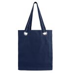 Custom 12 oz. Cotton Canvas Tote w/Large Grommets with logo - 4