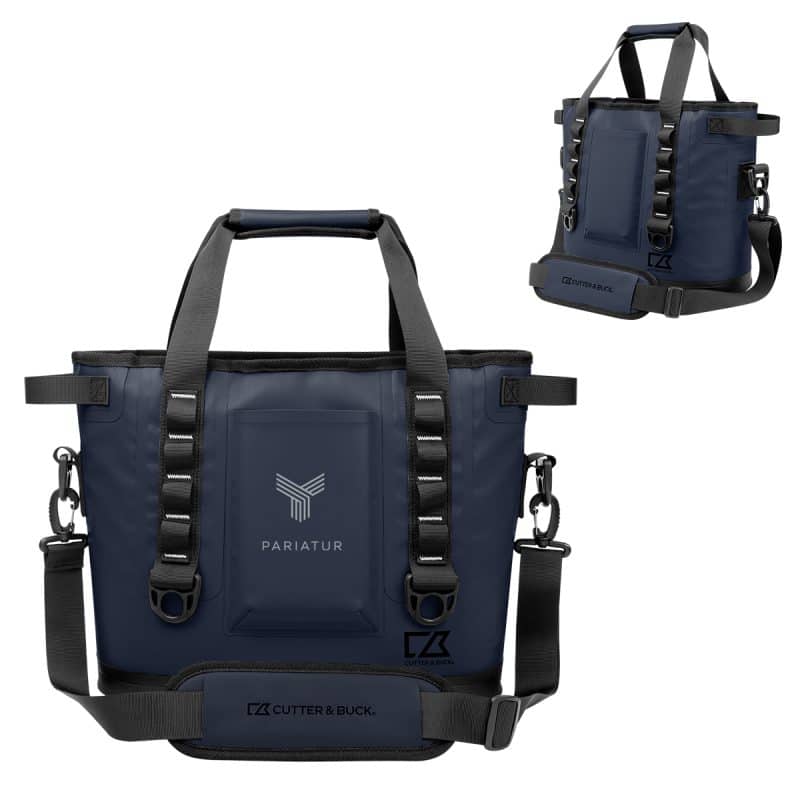 Custom Cutter & Buck® 18 Can Cooler Tote Bag with logo - 4