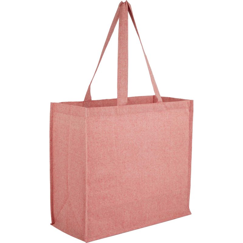 Custom Laminated Cotton Shopper Tote with logo - 1