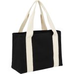 Custom Black Cotton Tote w/ Cotton Handles with logo - 4