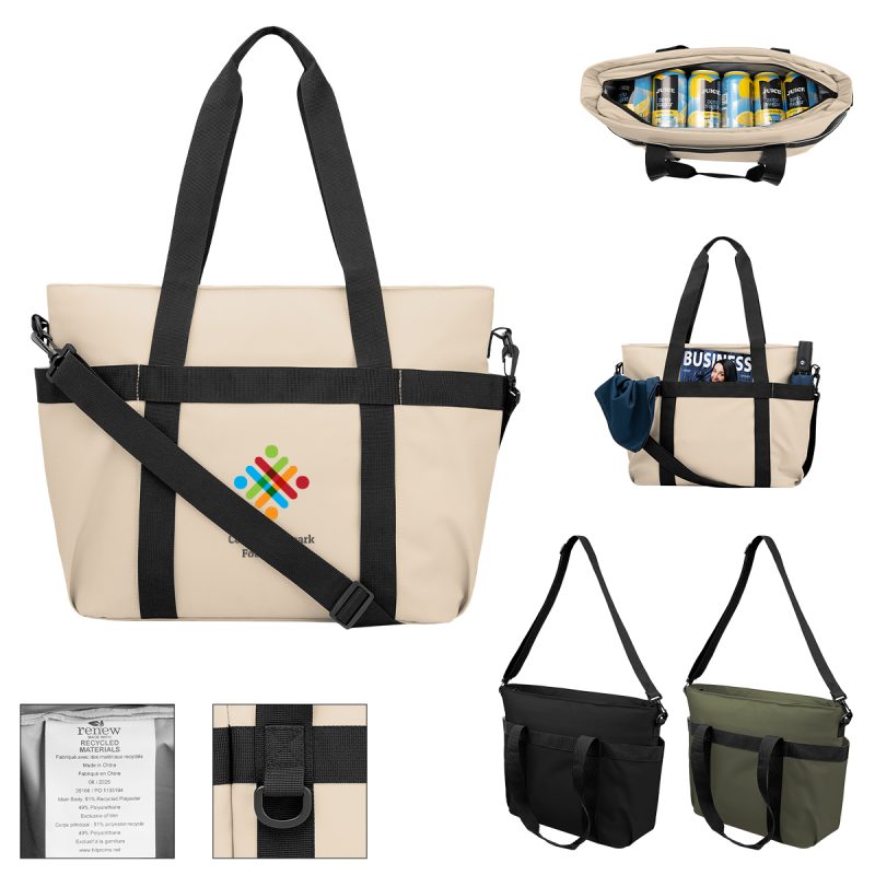 Custom Hudson Rpet 36 Can Cooler Tote Bag with logo