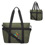 Custom Hudson Rpet 36 Can Cooler Tote Bag with logo - 9