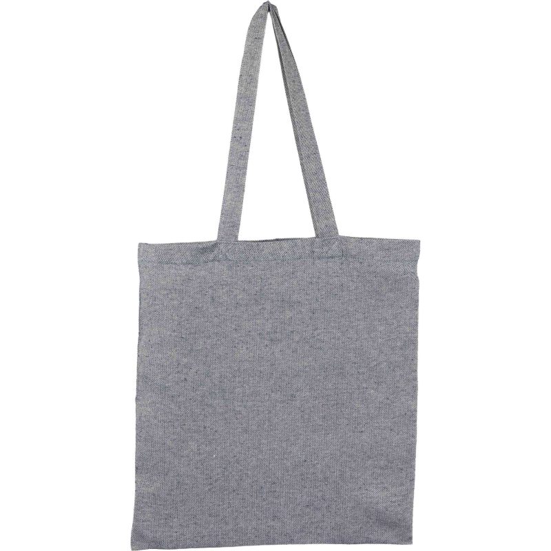 Custom Recycled 6oz Twill Cotton Convention Tote with logo - 1