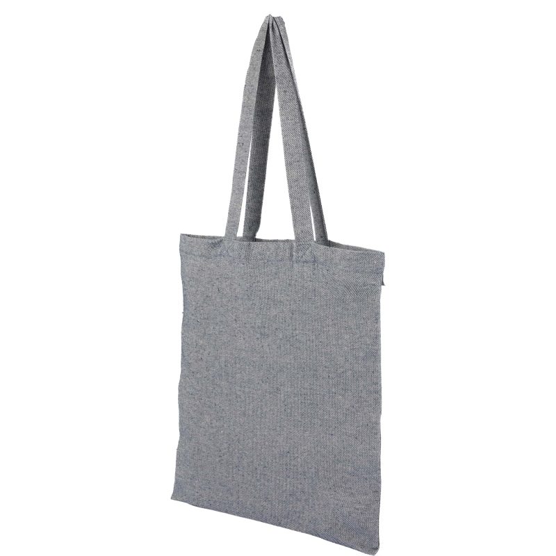 Custom Recycled 6oz Twill Cotton Convention Tote with logo - 3