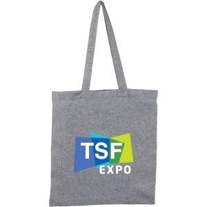 Custom Recycled 6oz Twill Cotton Convention Tote with logo