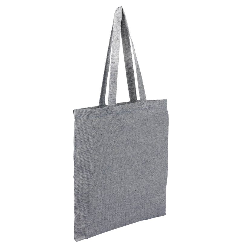 Custom Recycled 6oz Twill Cotton Convention Tote with logo - 4