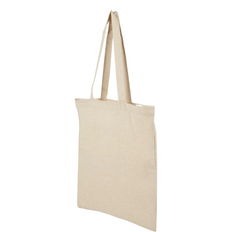 Custom Recycled 6oz Twill Cotton Convention Tote with logo - 8